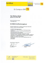 E-CHECK-Auffrischung Markus Stratz